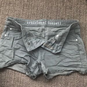 Articles of society shorts